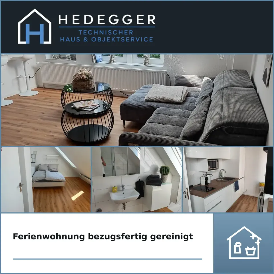 Ferienwohnung bezugsfertig gereinigt