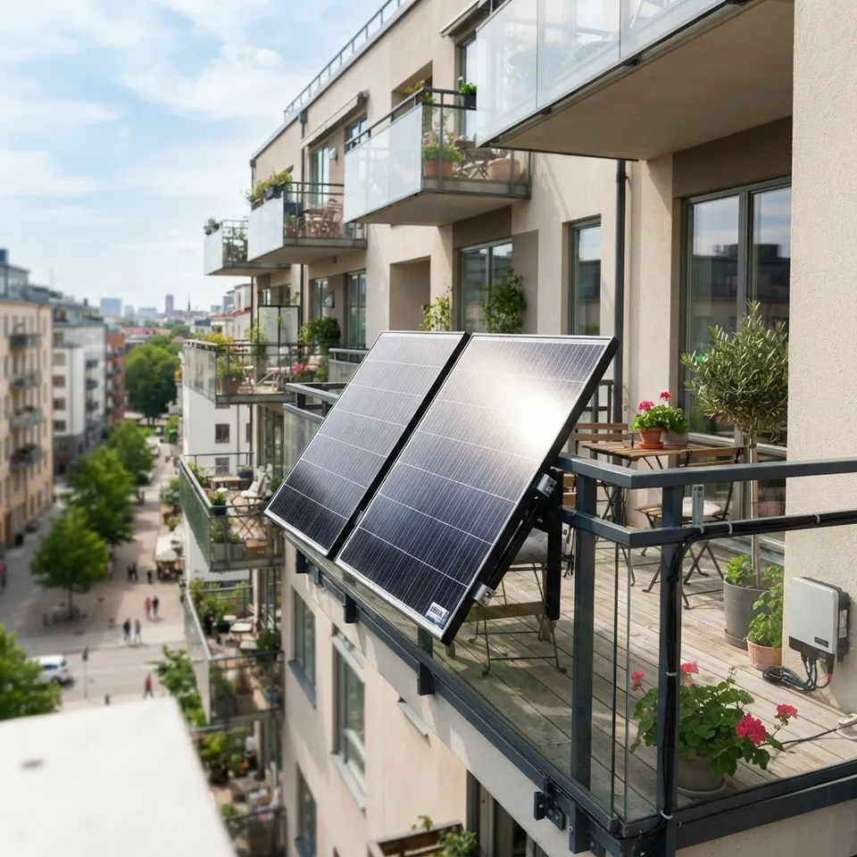 PV-Anlage 800 W (Balkonkraftwerk) – Hedegger Technischer Haus und Objektservice
