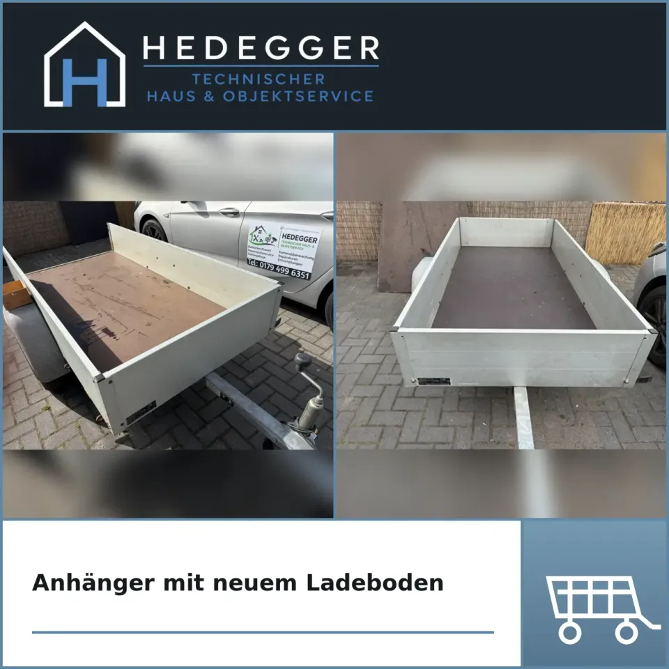 Anhänger mit neuem Ladeboden